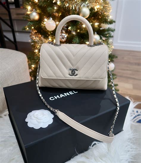 top handle chanel bag|chanel small bag with handle.